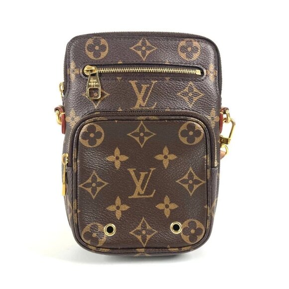 LOUIS VUITTON M80746 Monogram Utility Pochette Chain Pouch Small Shoulder Bag - Picture 1 of 16